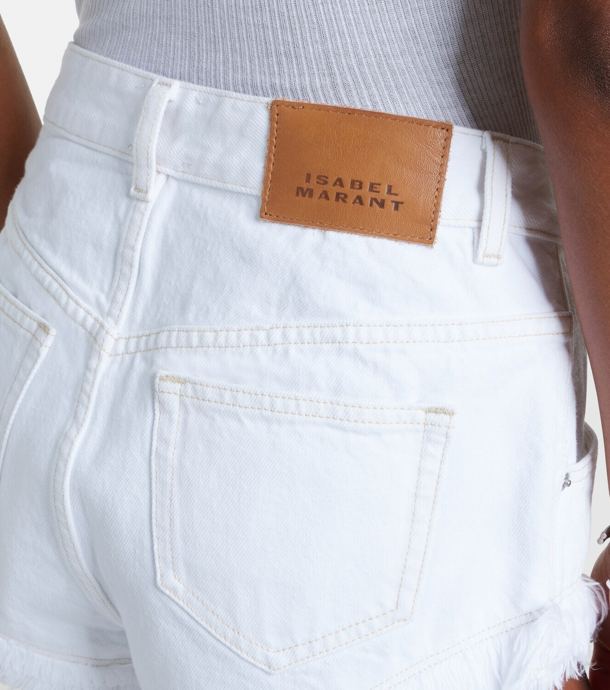 Isabel Marant Eneidala denim shorts