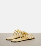Loewe Paula's Ibiza Petal Anagram leather slides