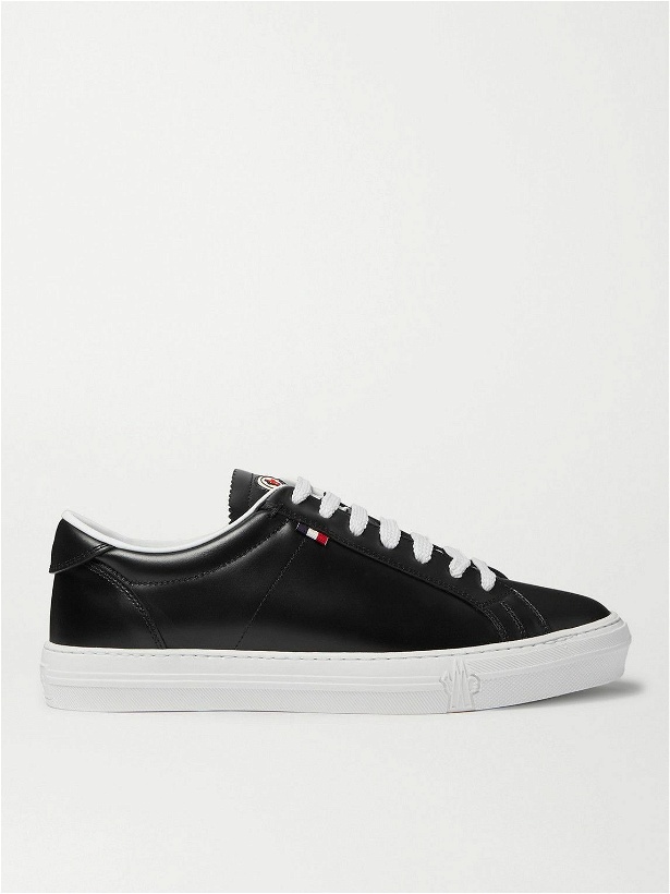 Photo: Moncler - Monaco Leather Sneakers - Black