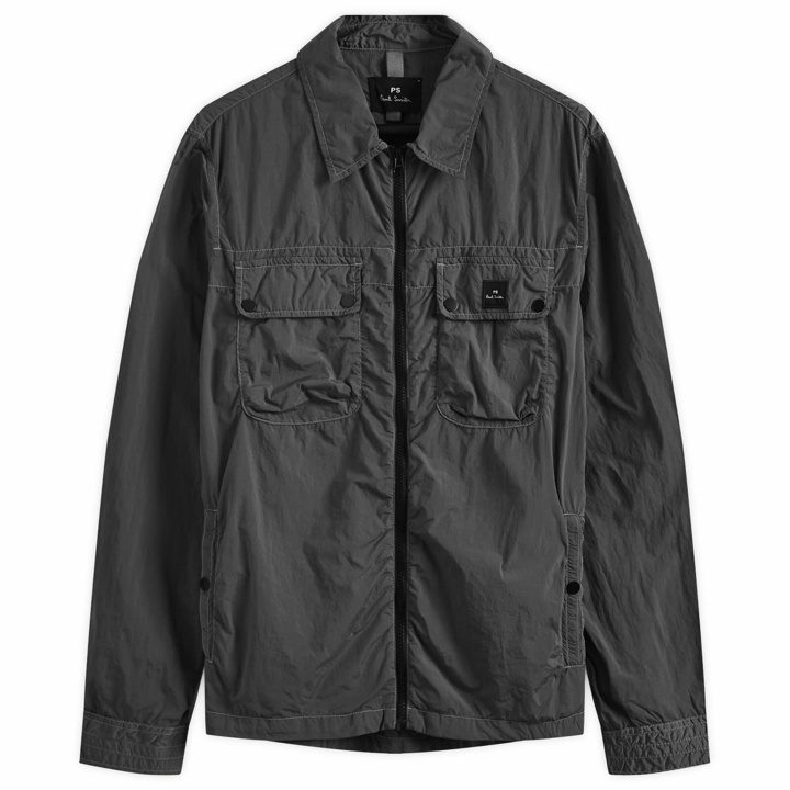Photo: Paul Smith Men's Zip Front Nylon Jacket in Black