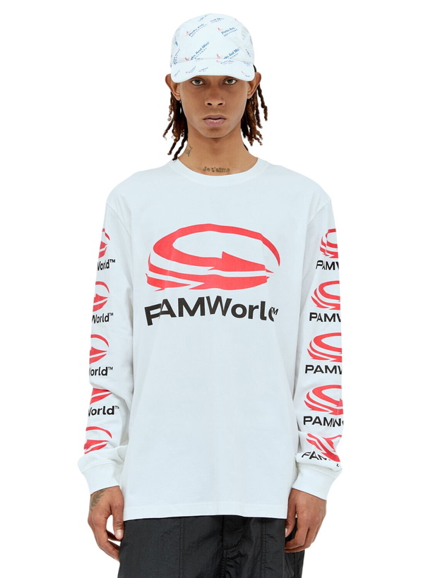 Photo: P.A.M. Logo Print T-Shirt