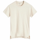 Auralee Women's Seamless Crew Neck T-Shirt in Top Brown
