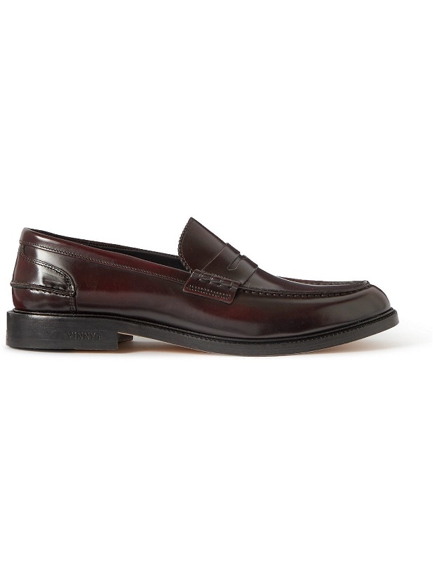 Photo: VINNY's - New Townee Leather Penny Loafers - Burgundy