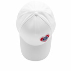 Moncler Men's Heart Logo Baseball Cap in White