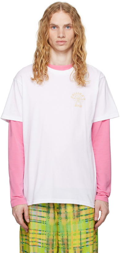 Photo: Collina Strada White 'CS Gym' T-shirt