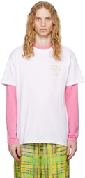 Collina Strada White 'CS Gym' T-shirt