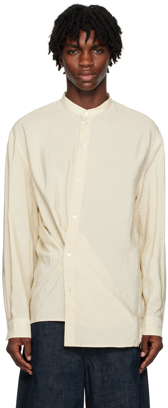 LEMAIRE 24ssTWISTED SHIRTS ルメール LEMAIRE Off-White Twisted Shirt Lemaire