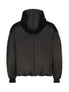 Ferrari Shiny Fabric Bomber Jacket With Hood