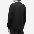 Comme des Garçons Homme Men's Pocket Logo Long Sleeve T-Shirt in Black