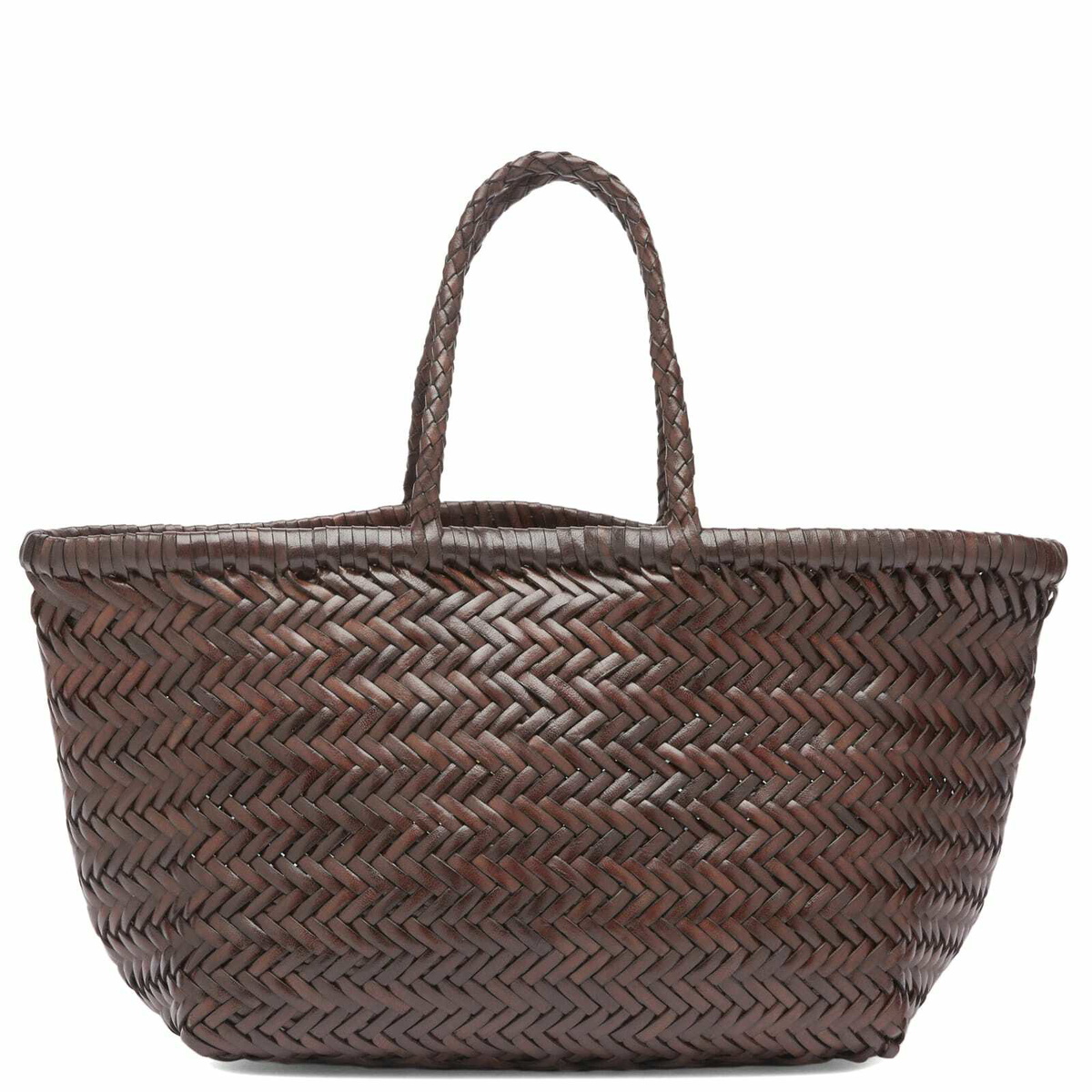 Dragon Diffusion Women's Triple Jump Small Basket Bag in Dark Brown ...