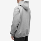 VTMNTS Men's Graffiti Big Barcode Hoodie in Grey Melange