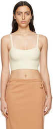 LESET Off-White Grace Tank Top