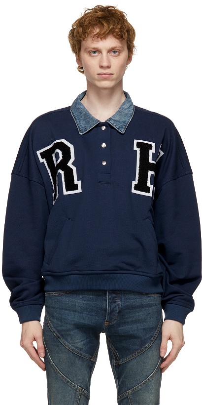 Photo: Rhude Blue Collegiate Sweatshirt