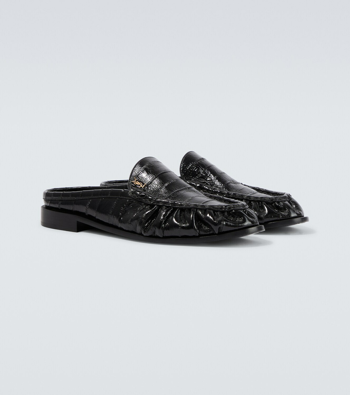 Saint Laurent Le Loafer leather mules
