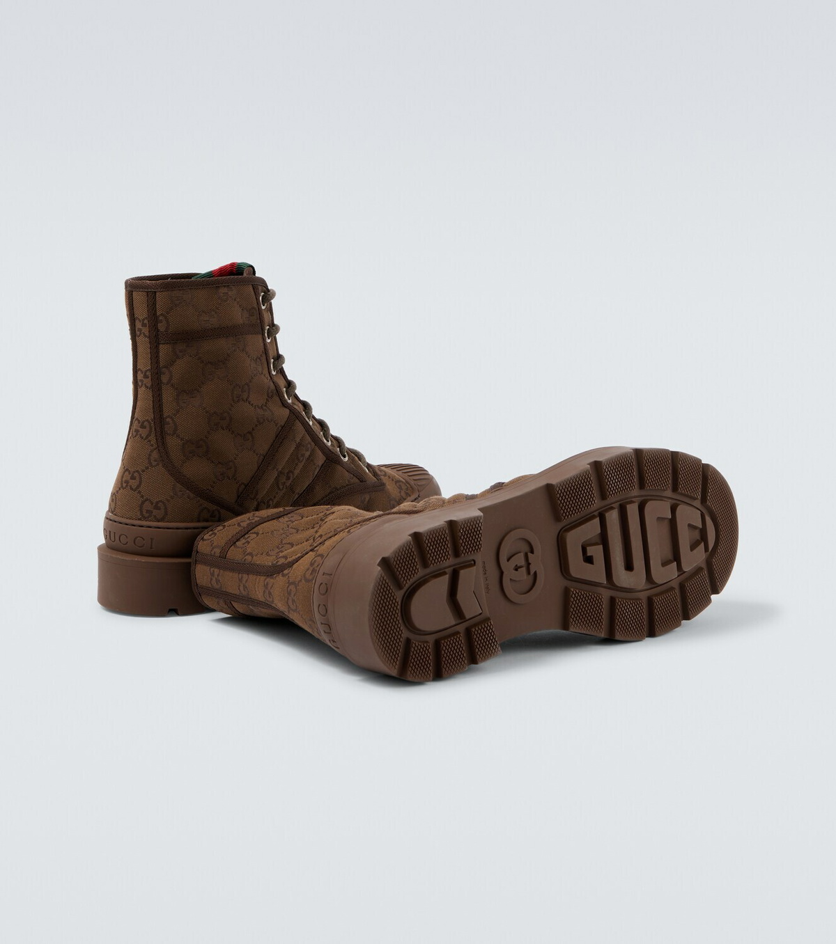 Gucci New Sherlin GG canvas ankle boots
