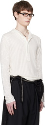 Edward Cuming White Kitchen Curtain Stacked Henley