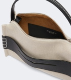 JW Anderson Loafer Medium canvas and leather top-handle bag