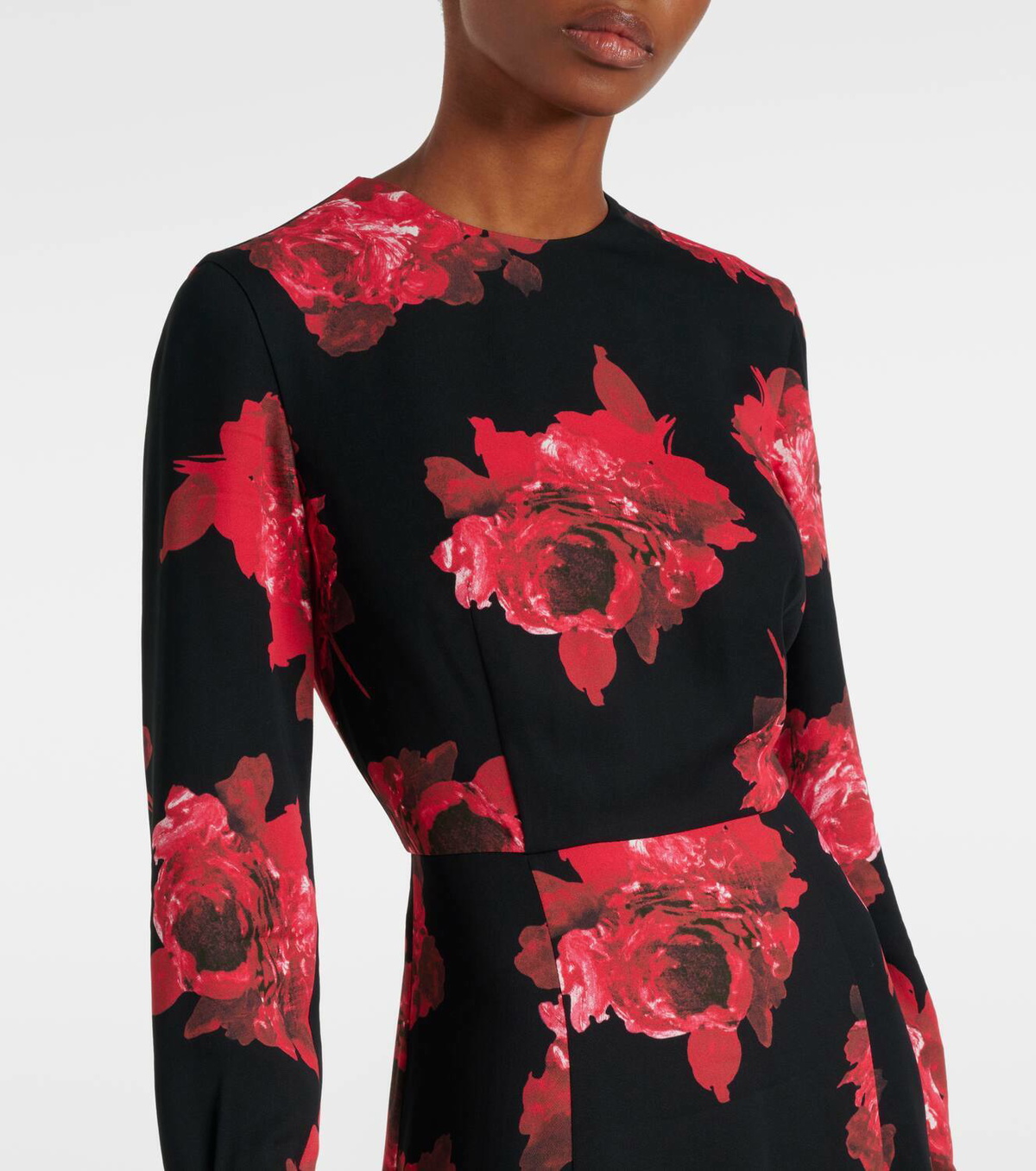 ERDEM アーデム ワンピース ブランド Floral crepe midi 968894 P00960684.jpg