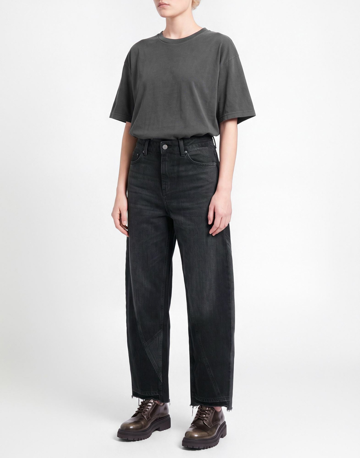 Halfboy Womens Jeans in Black