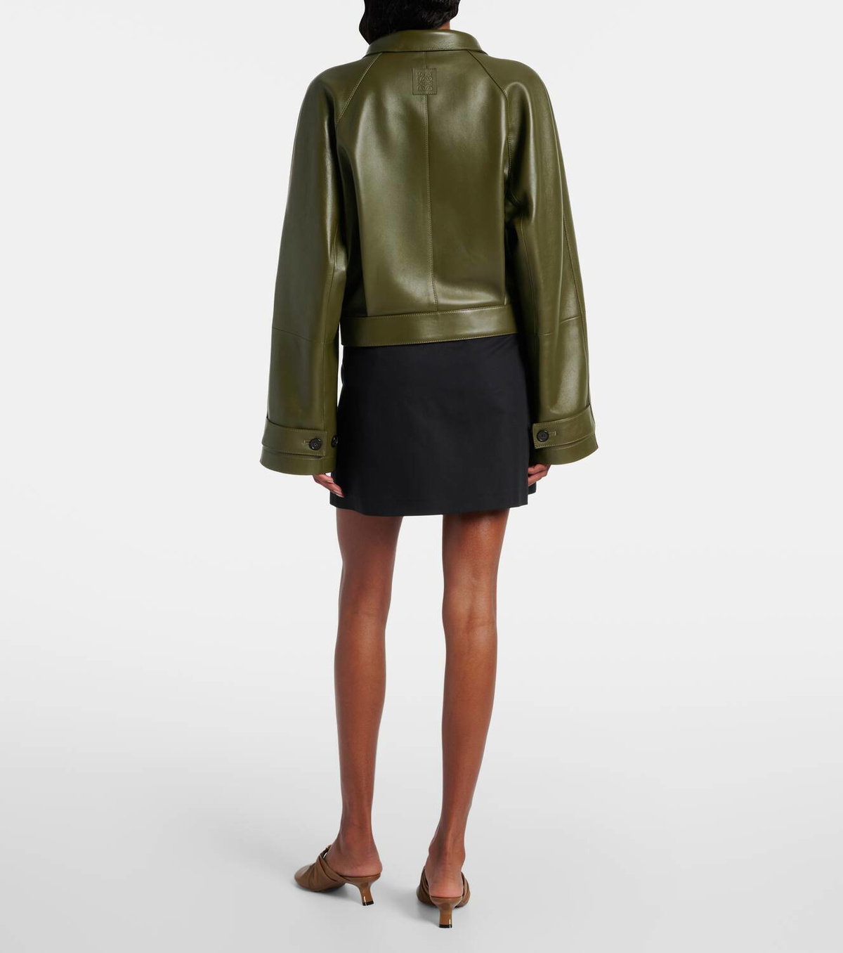 Loewe Anagram leather jacket