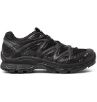 Salomon - XT-Quest ADV Mesh, Faux Leather and Rubber Running Sneakers - Black