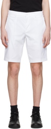 BOSS White Four-Pocket Shorts