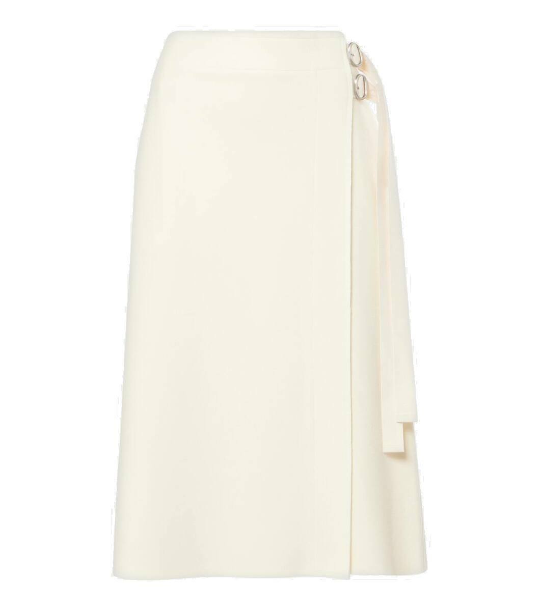 スカート JIL SANDER Wool skirt Yellow Jil Sander high-low Linen Midi Skirt | Yellow | FARFETCH