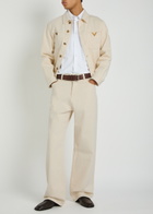 Valentino Garavani Wide-leg Denim Jeans White