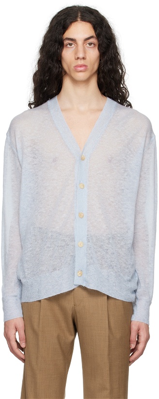 Photo: AURALEE Blue Buttoned Cardigan