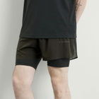 ON Men's x PAF Zero 2-in-1 Shorts in Molasses/Black