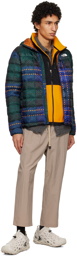 The North Face Green Check Puffer Jacket
