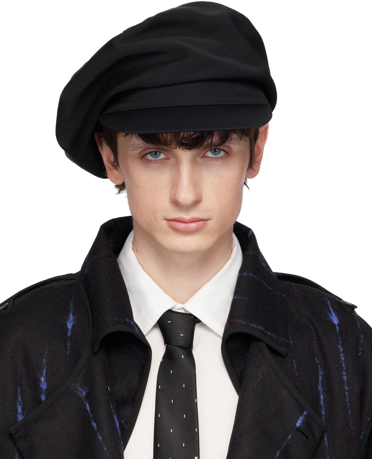 Yohji Yamamoto Black Lennon Cap Yohji Yamamoto