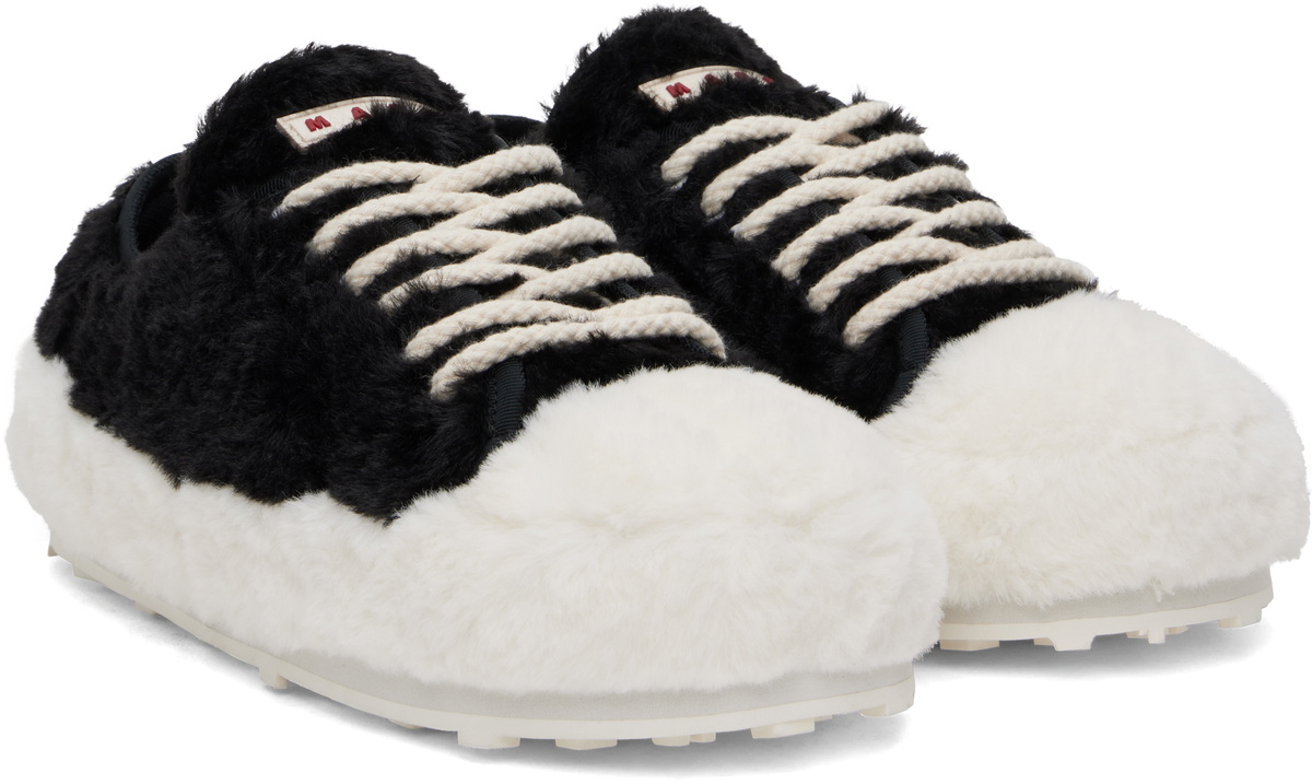 Marni Black & White Teddy Tennis Sneakers Marni