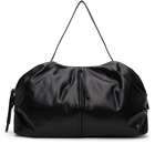 rag & bone Black Leather Commuter Overnighter Bag