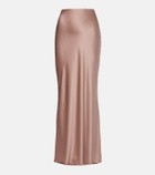 The Sei Silk satin maxi skirt
