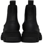 GANNI Black Cleated Low Chelsea Boots