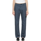 Stone Island Navy 3100001 Dense Cotton-TC Trousers