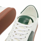 Collegium Men's Pillar Court Sneaker in White/Green