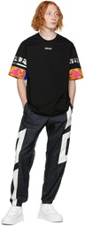 Versace Black Paneled T-Shirt