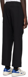 Dime Black Relaxed Trousers