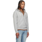 Polo Ralph Lauren Gray Fleece Zip Hoodie