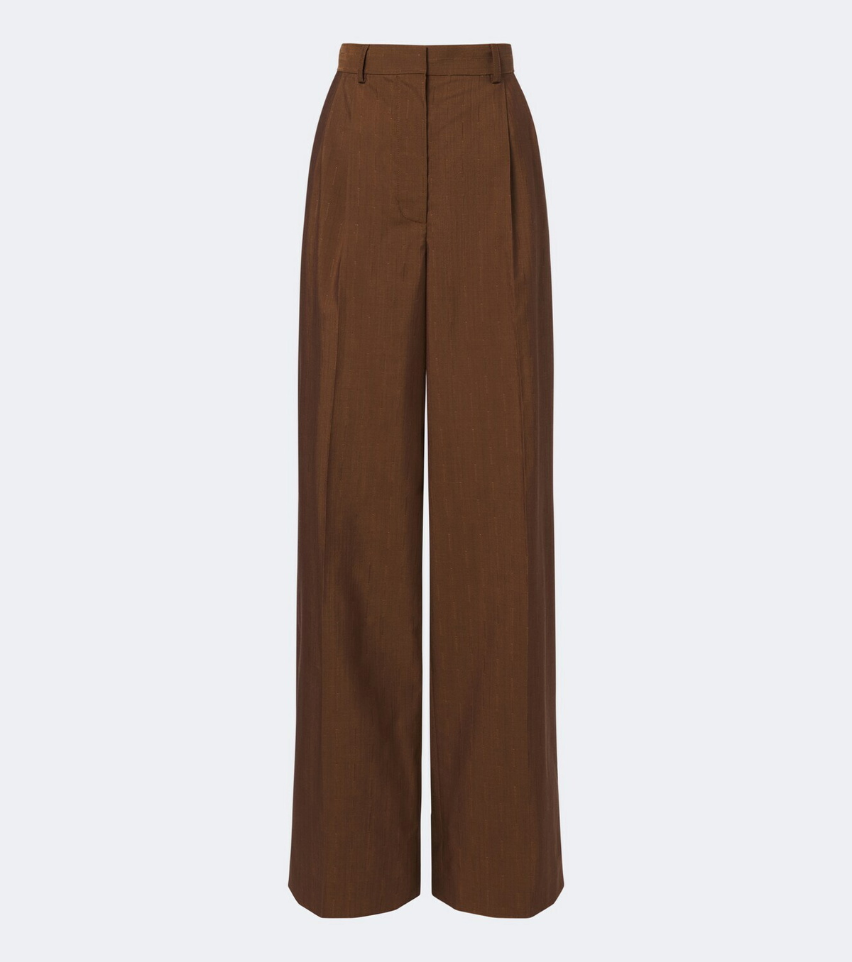 Stella McCartney Wool and silk wide-leg pants