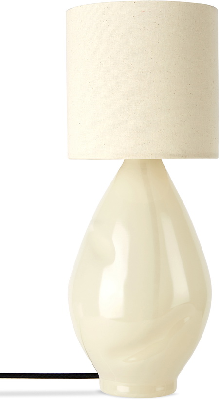 Photo: Los Objetos Decorativos Beige Cylindrical Lamp