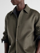 Mr P. - Wool and Cashmere-Blend Overshirt - Green