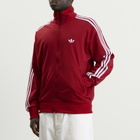 Adidas Men's Firebird Tracktop in Team Victory Red/White