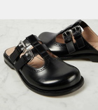 Loewe Campo leather Mary Jane mules