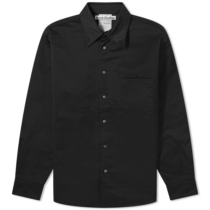 Photo: Acne Studios Men's Odrox Heavy Nylon Shirt Jacket in Black