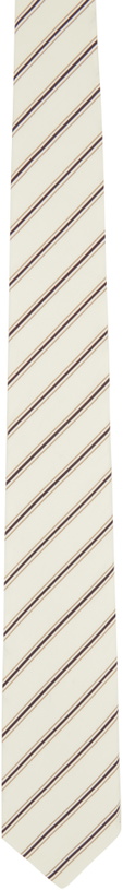 Photo: LGN Louis Gabriel Nouchi Off-White Rayée Tie