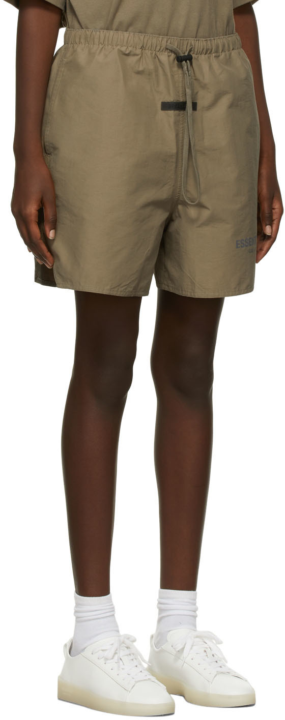 Fear of God ESSENTIALS Taupe Volley Shorts Fear Of God Essentials