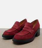 Tod's Suede loafer pumps